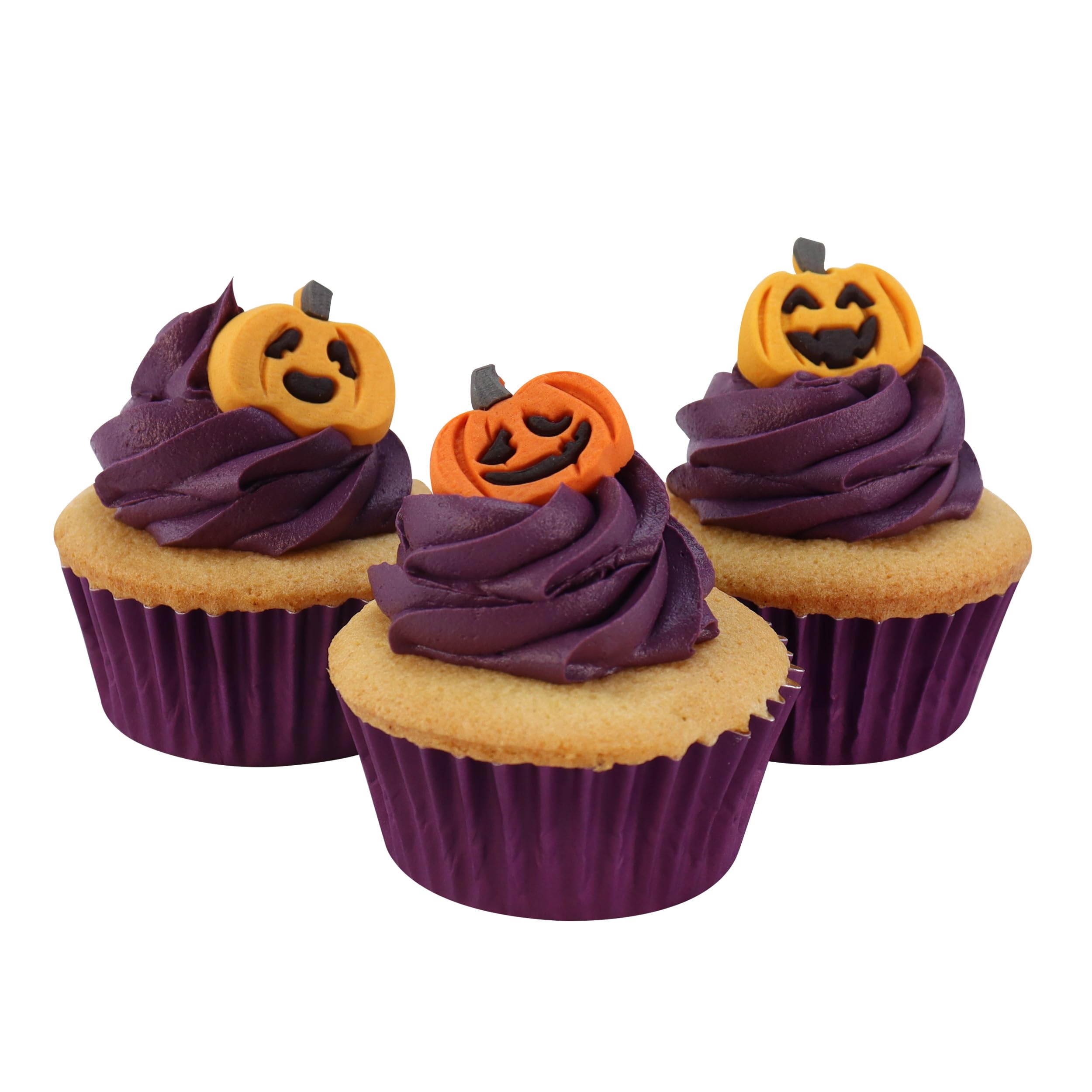 PME – Essbare Halloween-Zuckerdekorationen – Kürbisse (12er-Set)