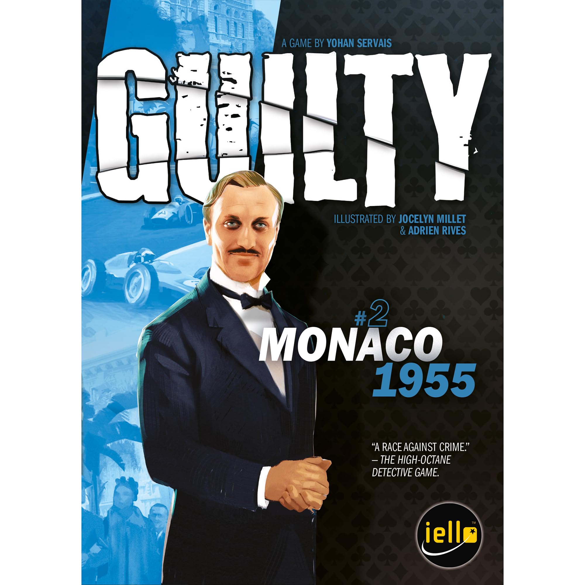 Iello Guilty: Monaco 1955 Kooperatives Deduktions-Brettspiel