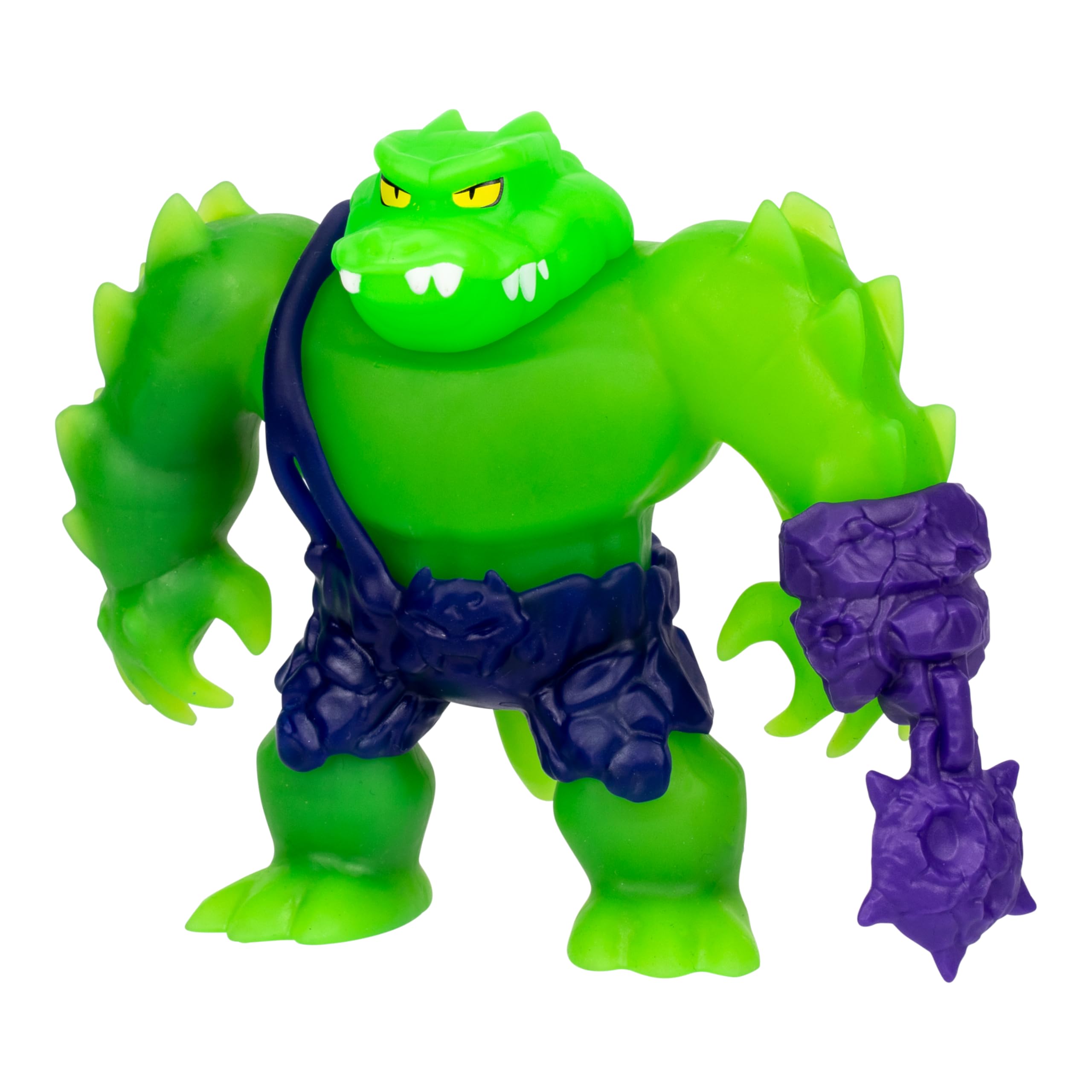 Heroes of Goo Jit Zu Meteor Madness Rock Jaw - Stretchy Goo-Filled Action Figure with Meteor Rock Mace