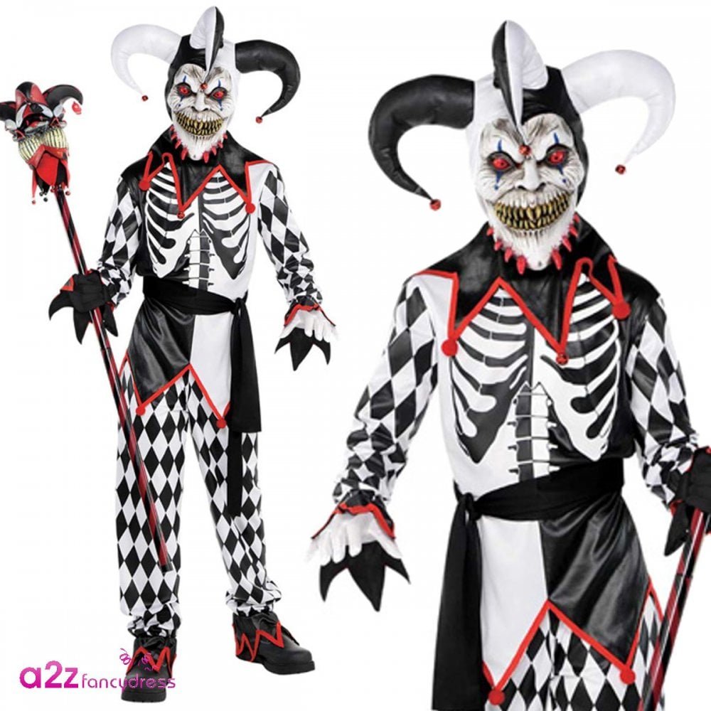 Amscan Sinister Jester Boy Costume - Large (8-10 Years)