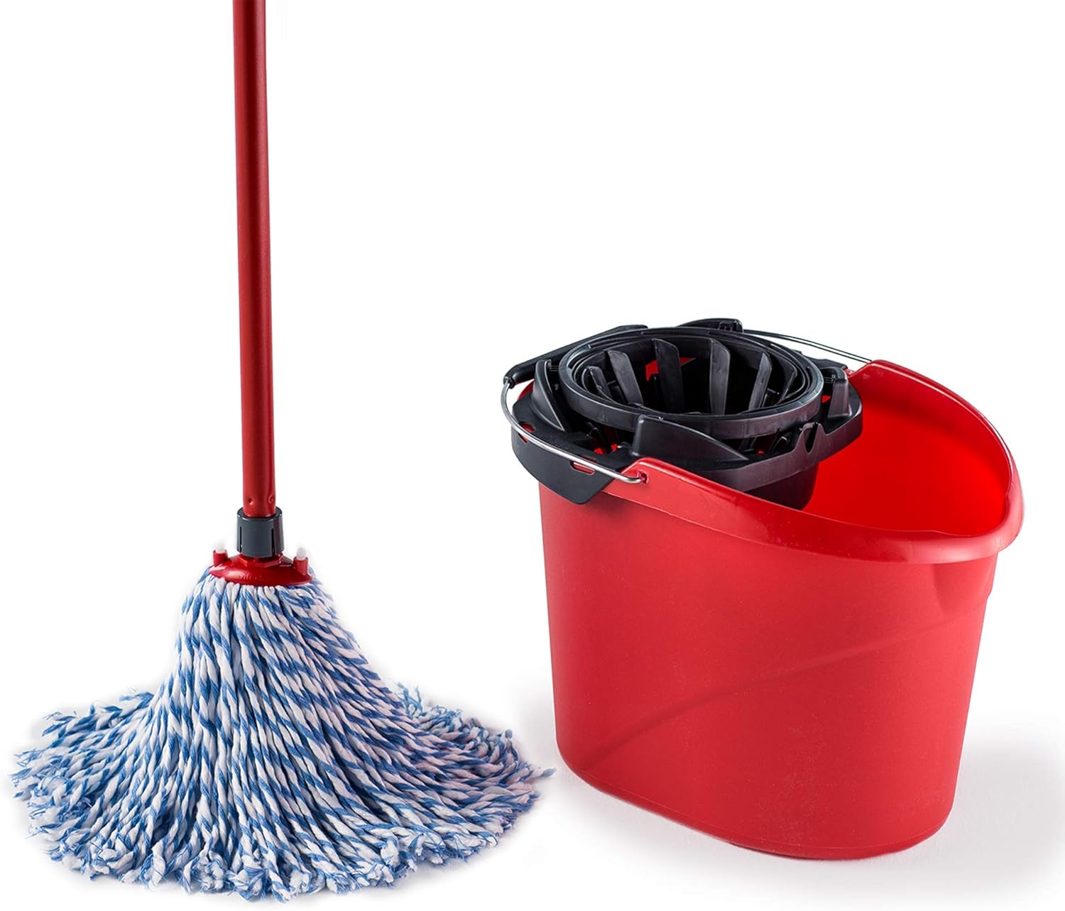 Vileda - SuperMocio Microfibre and Cotton Mop and Bucket Set