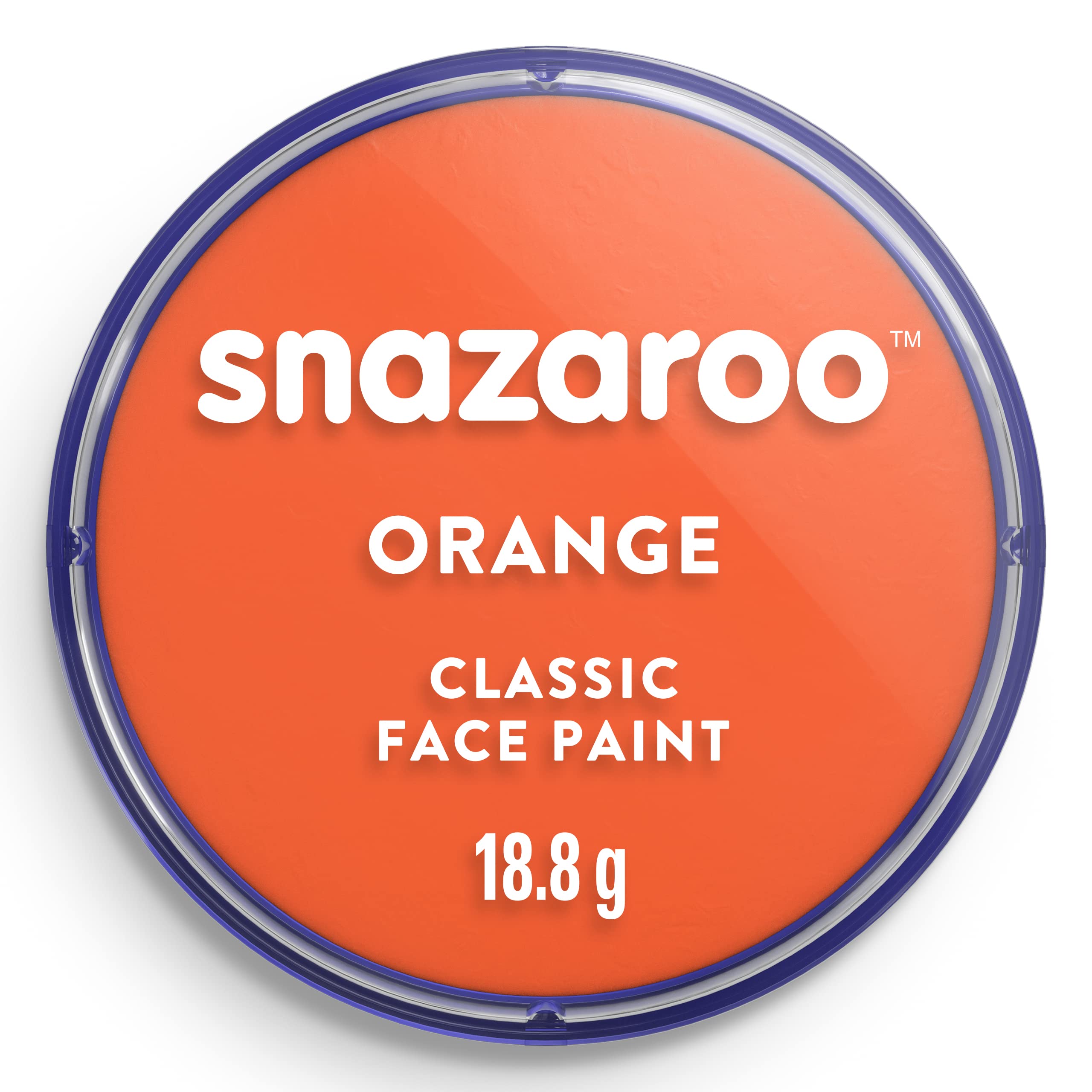 Snazaroo – Klassische Gesichts- und Körperfarbe (Orange, 18 ml)