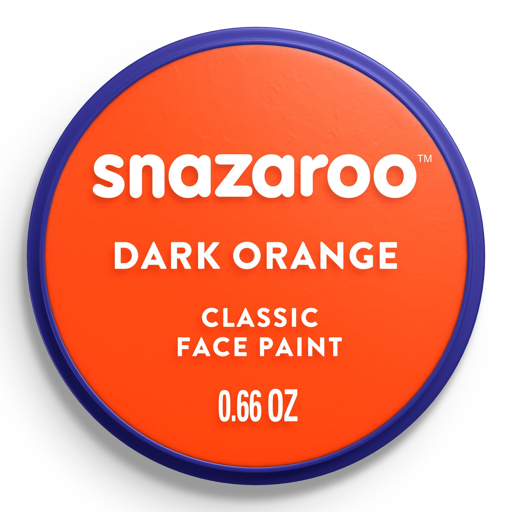 Snazaroo – Dunkelorange klassische Gesichts- und Körperfarbe (18 ml)