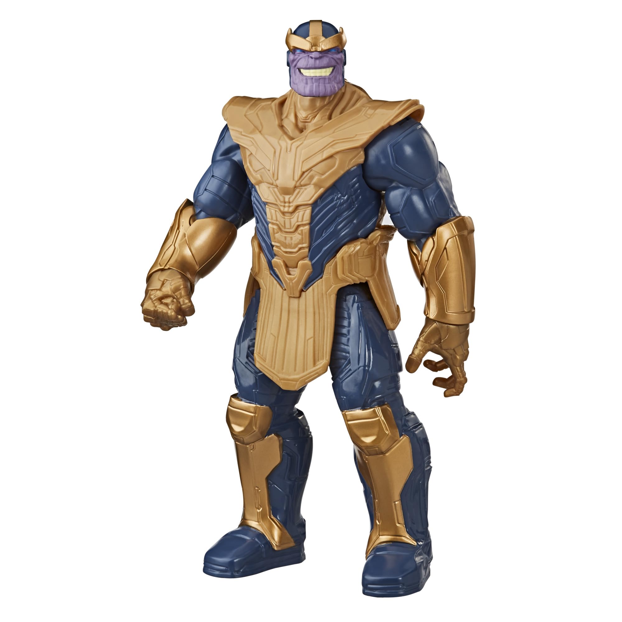 Marvel Titan Hero Series Deluxe Thanos Action Figure - 12-Inch Poseable Figure for Kids 4+