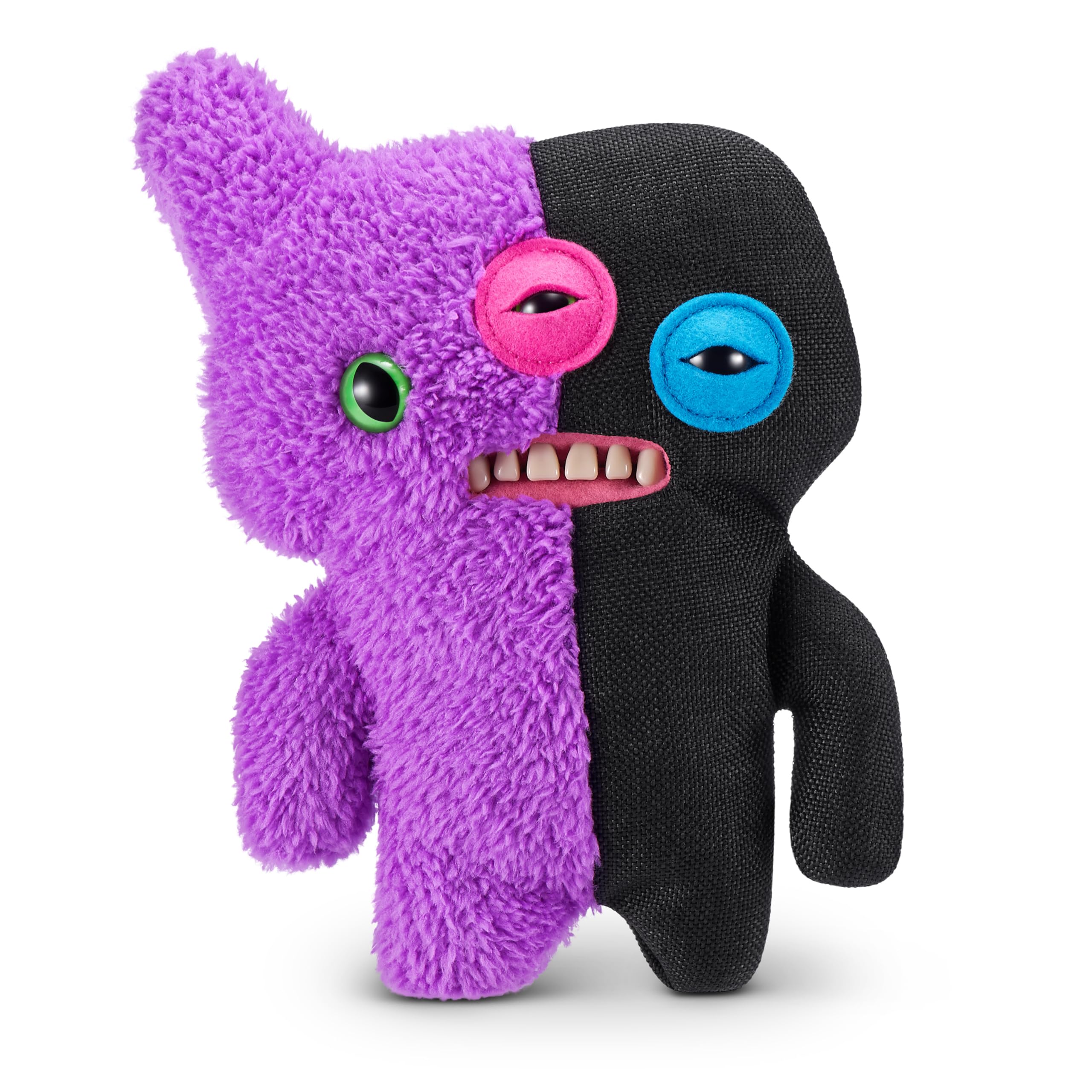 Fuggler Misfit Monsters 9-inch Series 1 - Reekalien Purple & Black Plush Toy by ZURU
