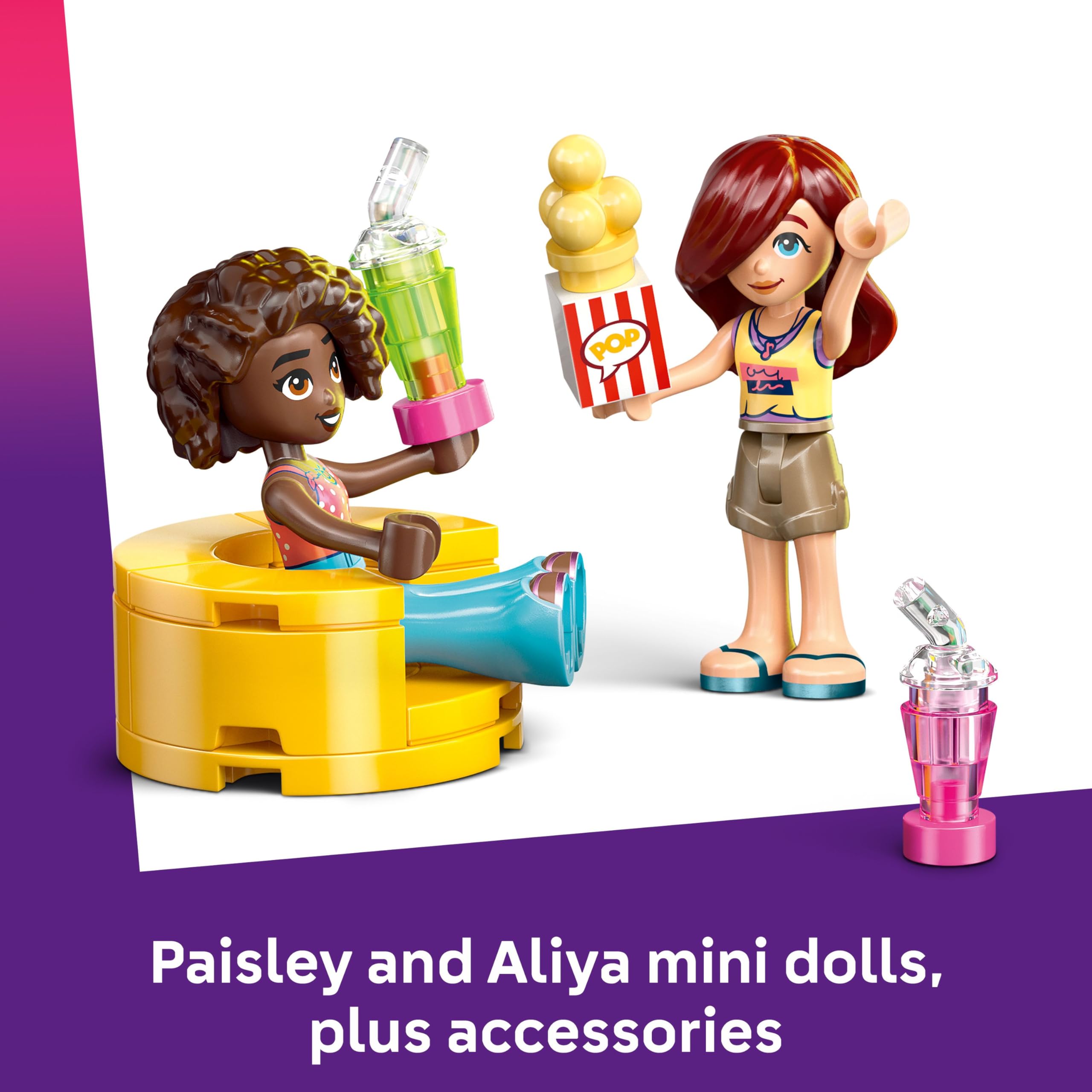LEGO Friends Friendship Movie Night Playset - Light-Up Projector & 2 Mini Dolls for 6+ Year Olds