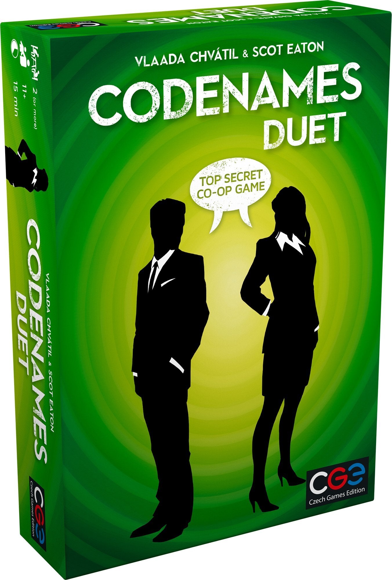 Czech Games Codenames Duet Board Game | Cooperative Word Game for 2 Players | Ages 11 and Up