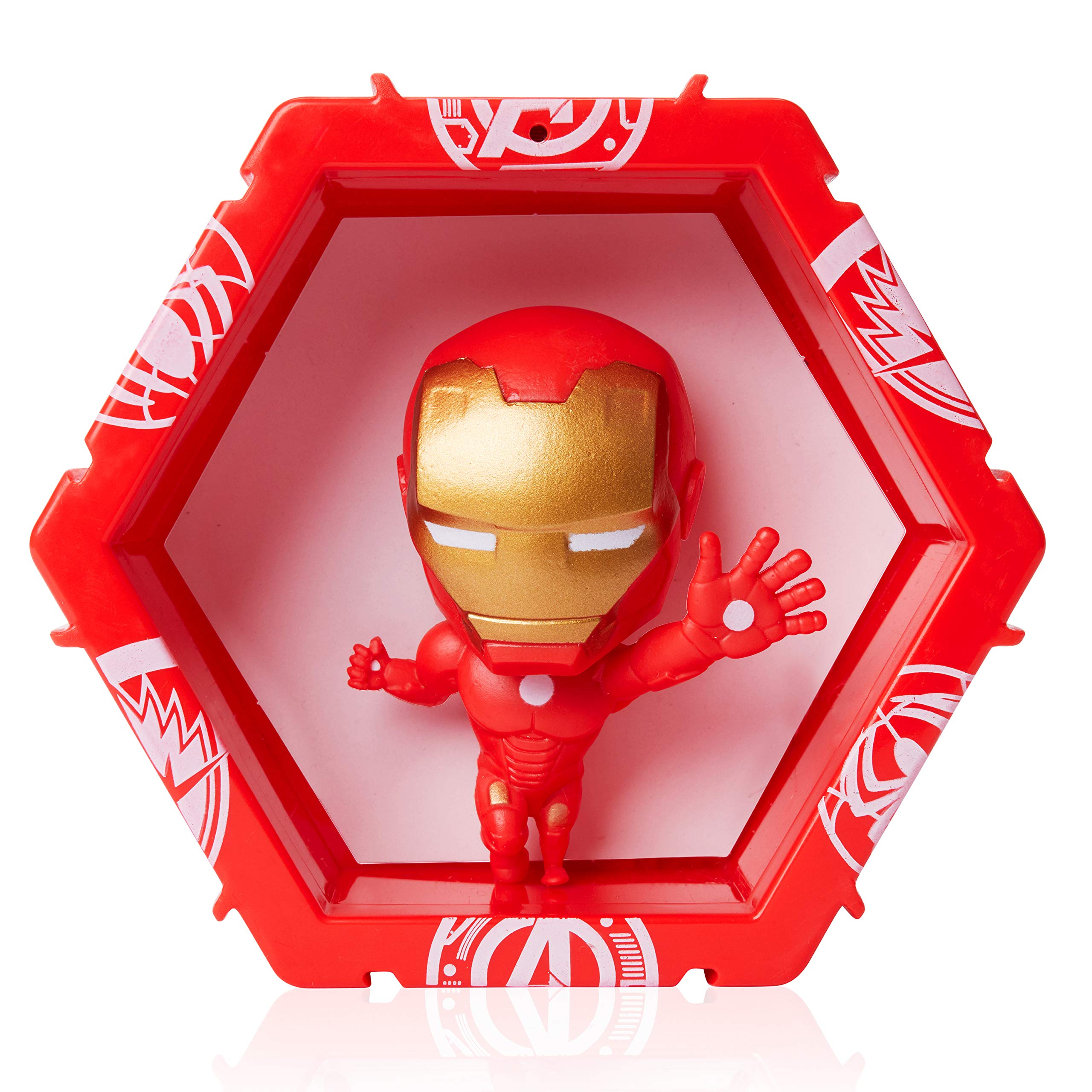 WOW! PODS Marvel Avengers Collection – Iron Man Wackelkopffigur mit Beleuchtung (Avengers – Iron Man)