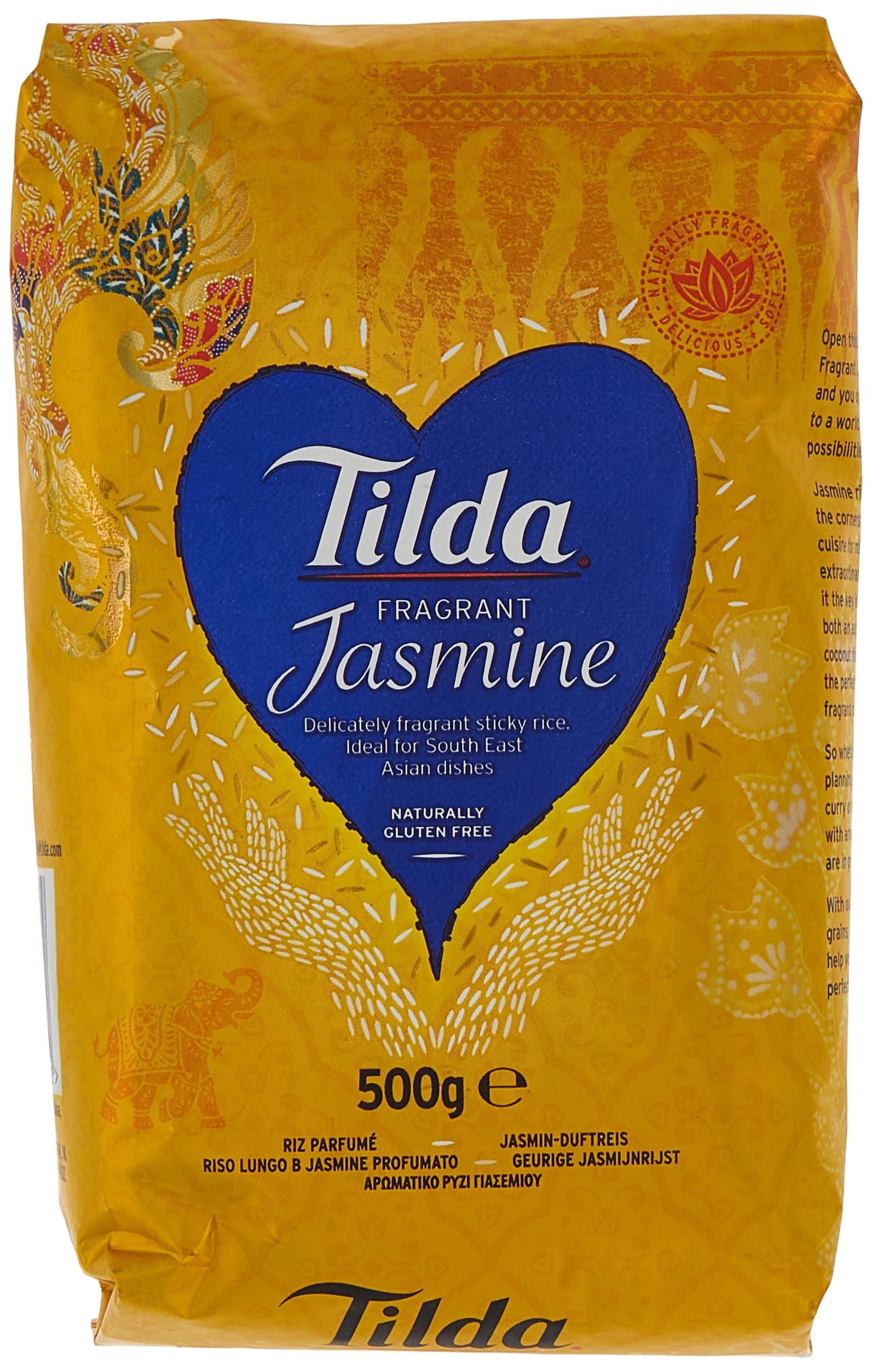 Tilda Jasmine Fragrant Basmati Rice, 500 g