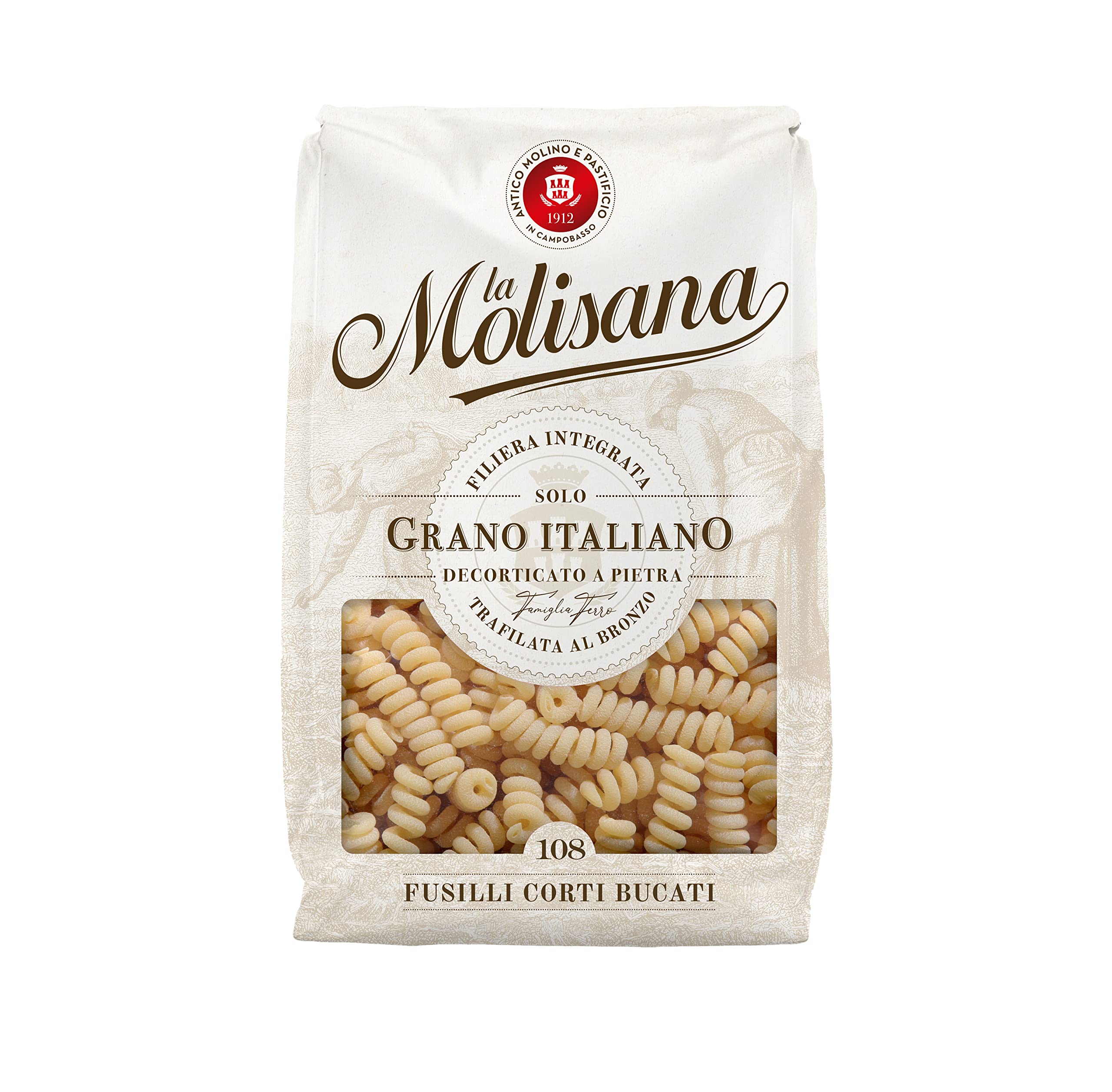 La Molisana Nr. 108 Fusilli Corti Bucati 500g