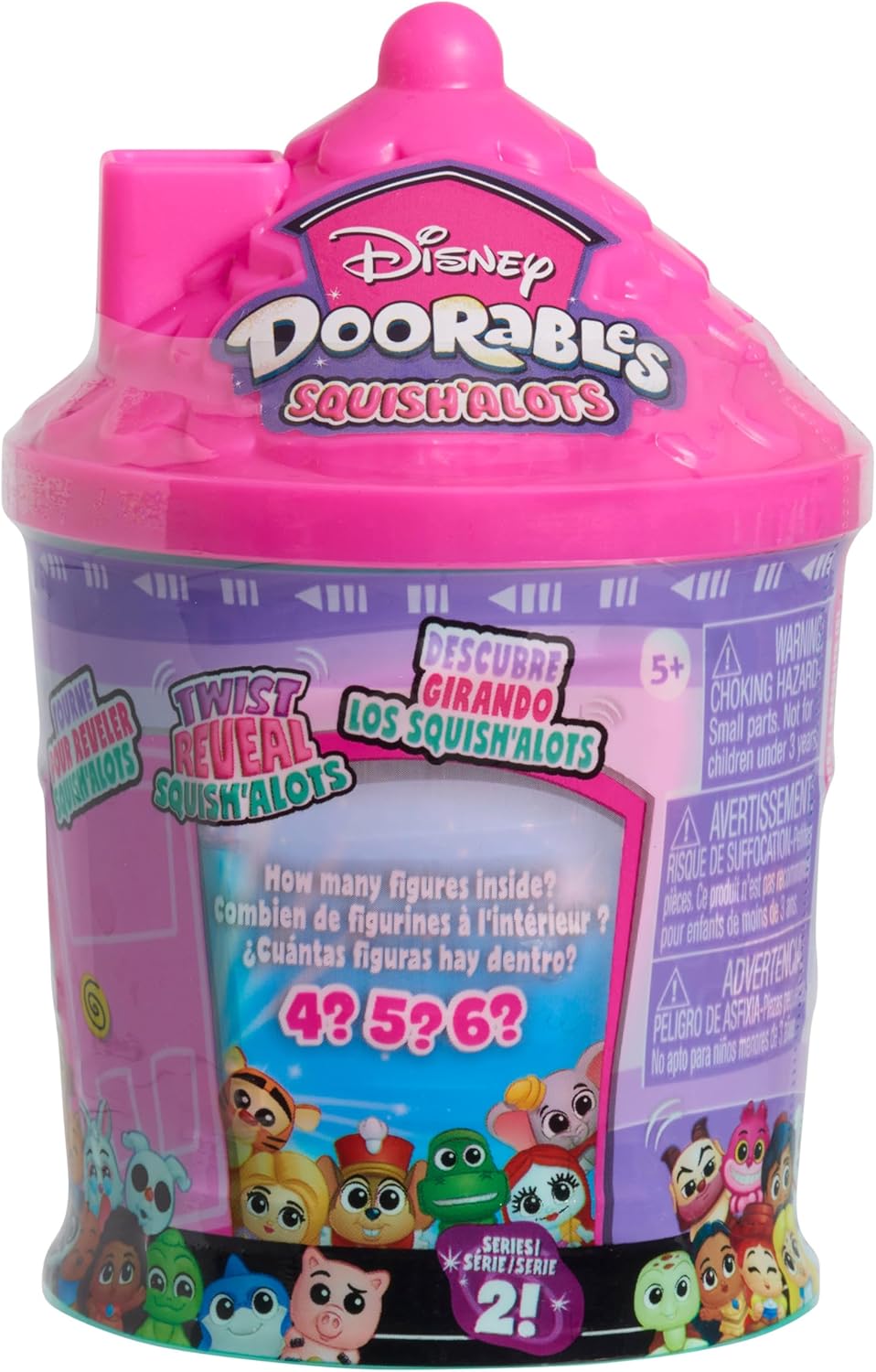 Just Play Disney Doorables Squish’Alots Series 2 - Multicolor Collectible Figures (44799)