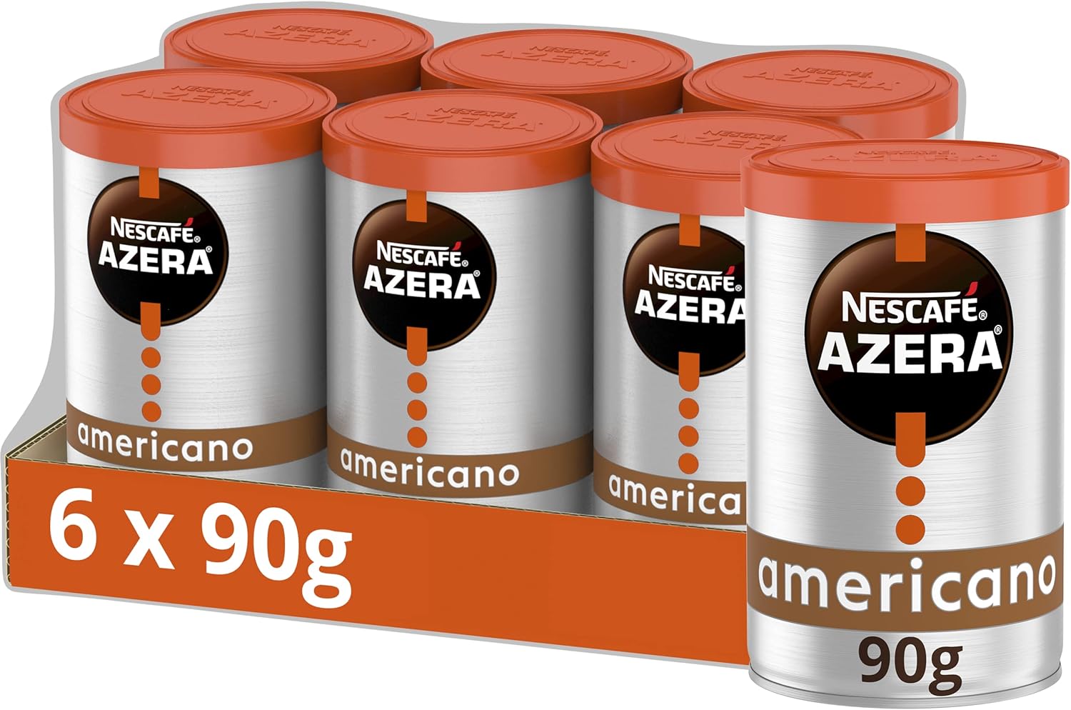 NESCAFÉ AZERA Americano Instant Coffee 90g (Pack of 6)