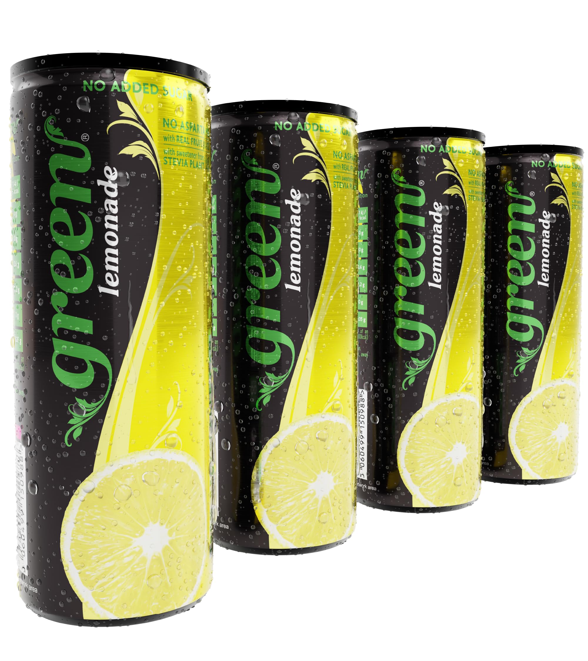Grüne Cola - Grüne Limonade Sprudelgetränk (4 x 330ml)
