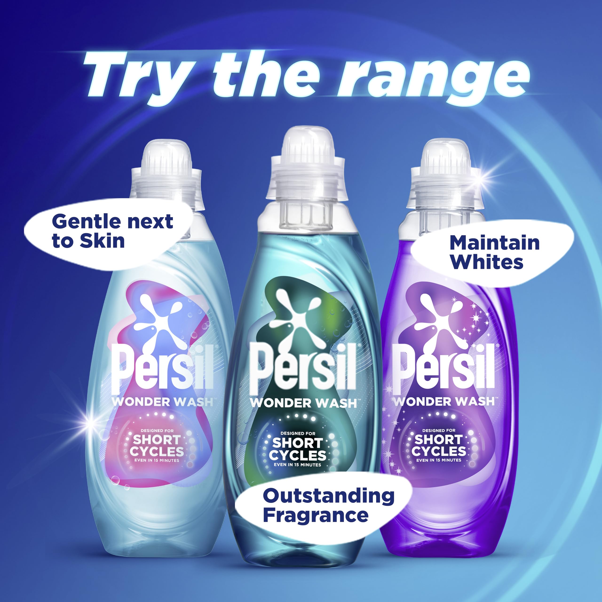 Persil Wonder Wash Sensitive* Non Bio Liquid Detergent 1.54kg