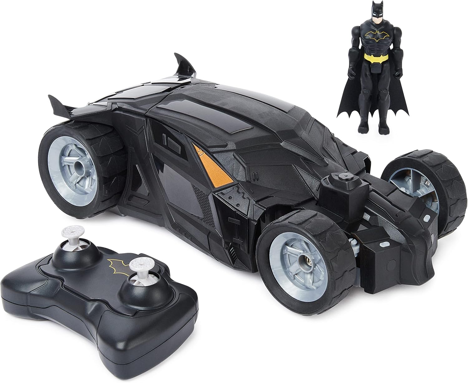 DC Comics Batman Batmobile Remote Control Car - 1:20 Scale, Includes 10 cm Batman Figure