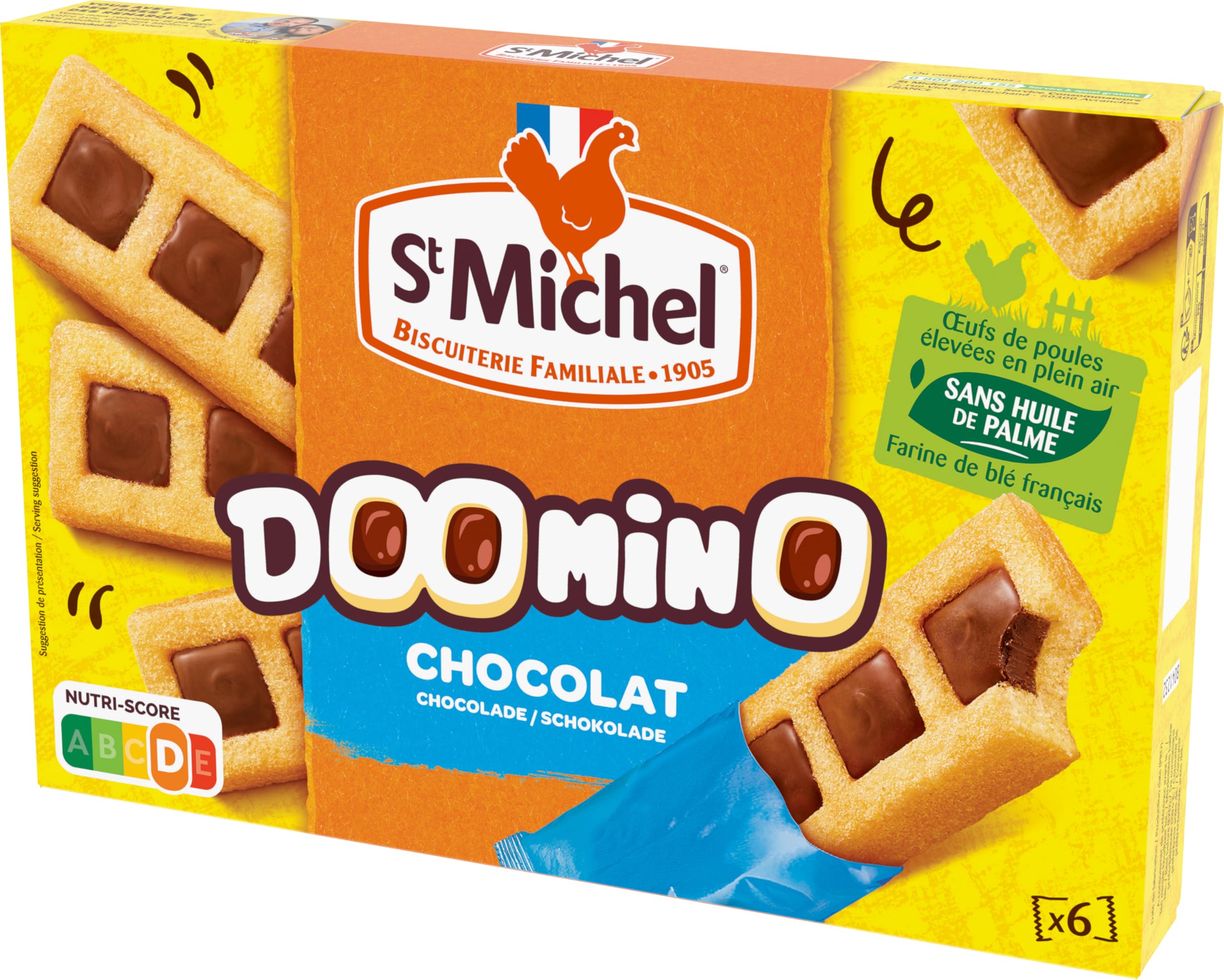 St. Michel Doomino Schokoladenüberzugskuchen 180 g