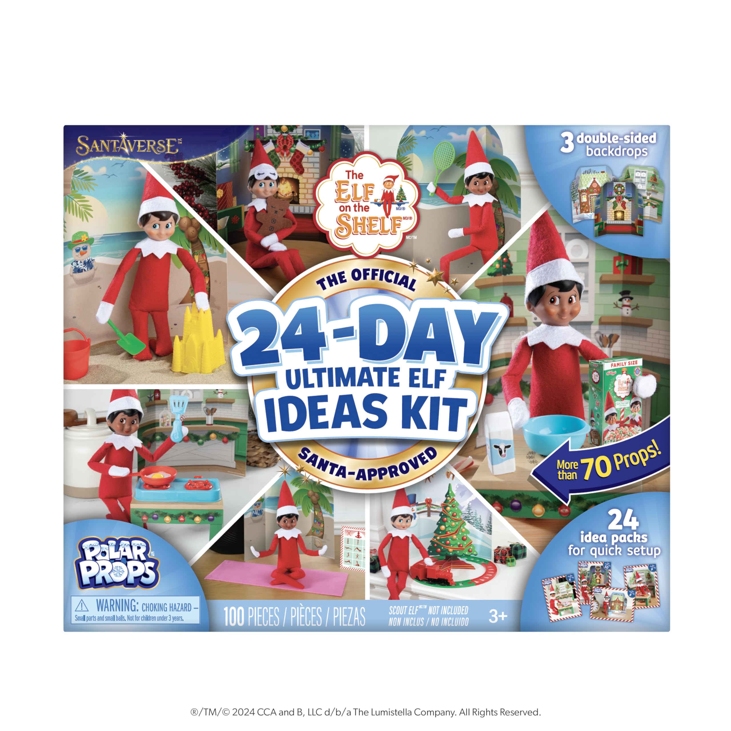 The Elf on the Shelf 24-Day Ultimate Elf Kit - Official Accessories for 24 Days of Holiday Fun