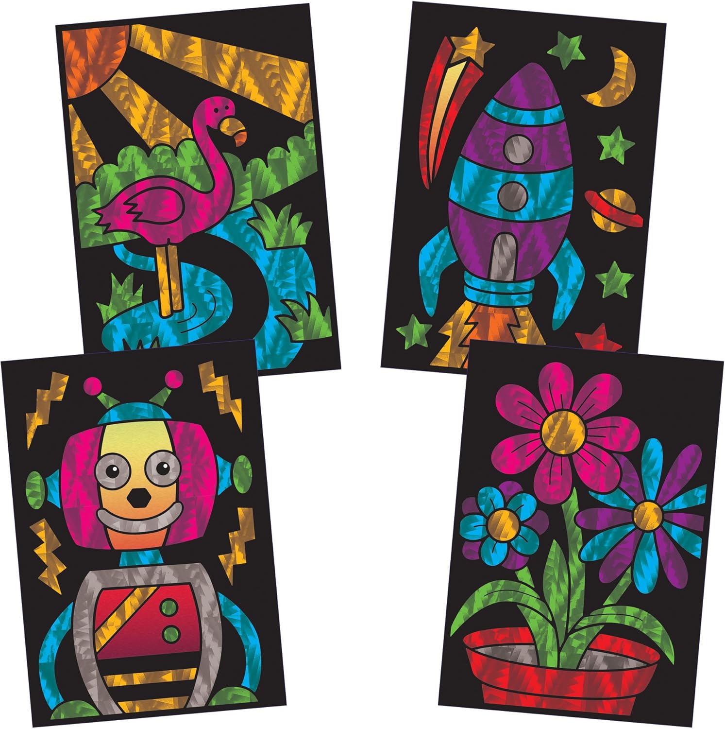 Galt Fab Folienkunst-Set – Glitzernde Bastelaktivität für Kinder ab 6 Jahren