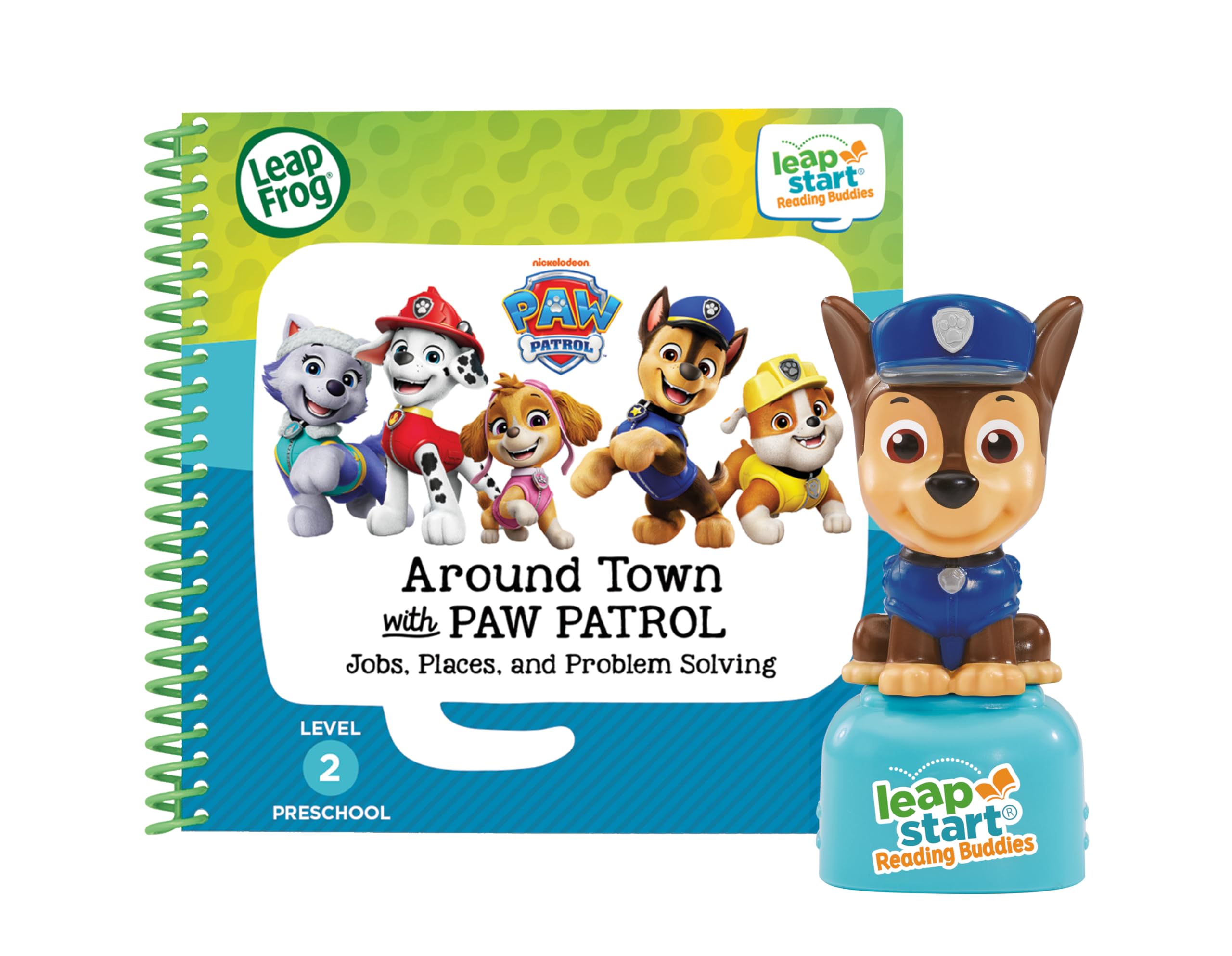 LeapFrog LeapStart Reading Buddies: Around Town With PAW Patrol - Interactive Learning for Ages 3-6