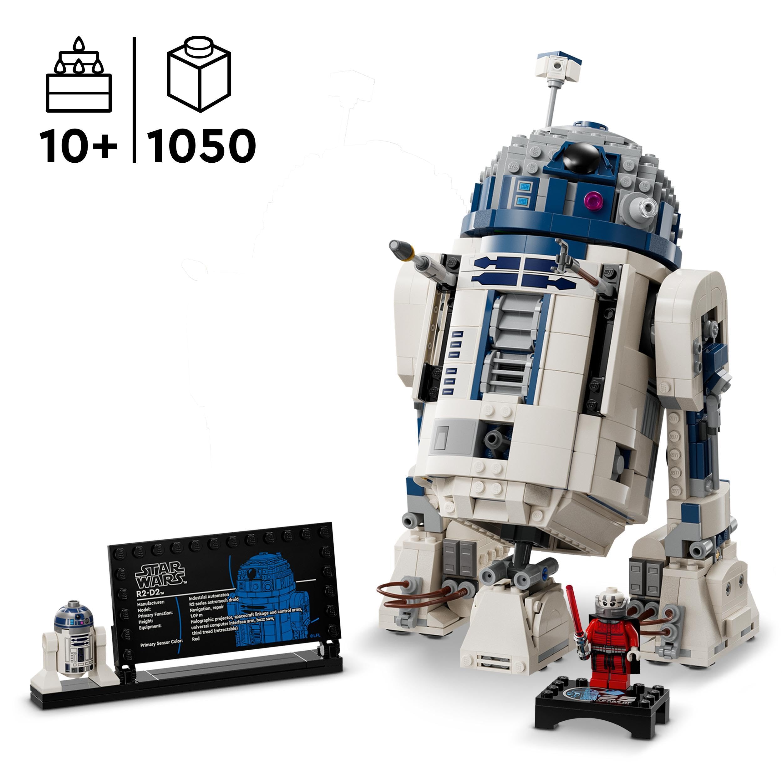 LEGO Star Wars R2-D2 Bauset – 1050-teiliges Modell mit Minifiguren für Kinder ab 10 Jahren