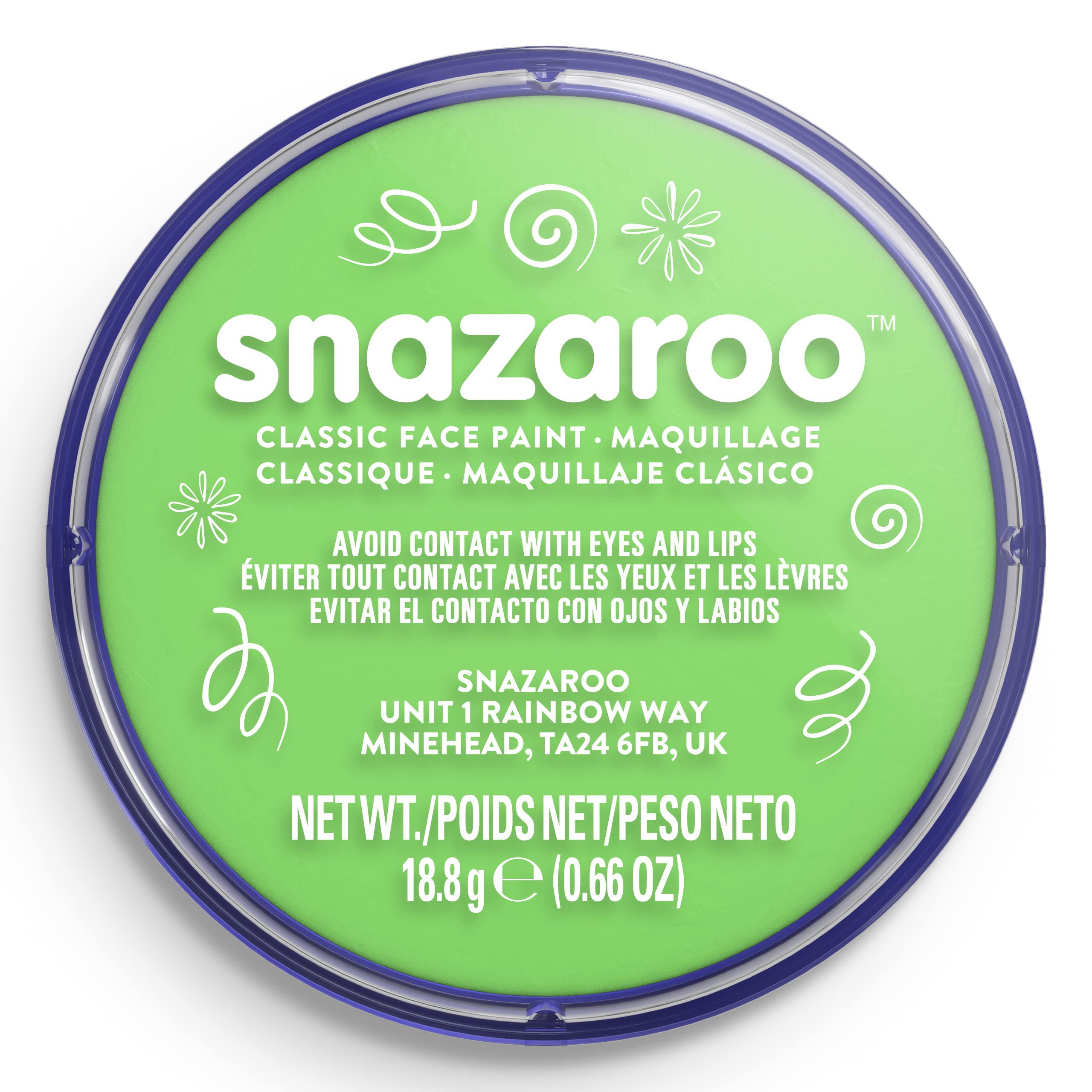Snazaroo Limettengrüne klassische Gesichtsfarbe (18,8 g)