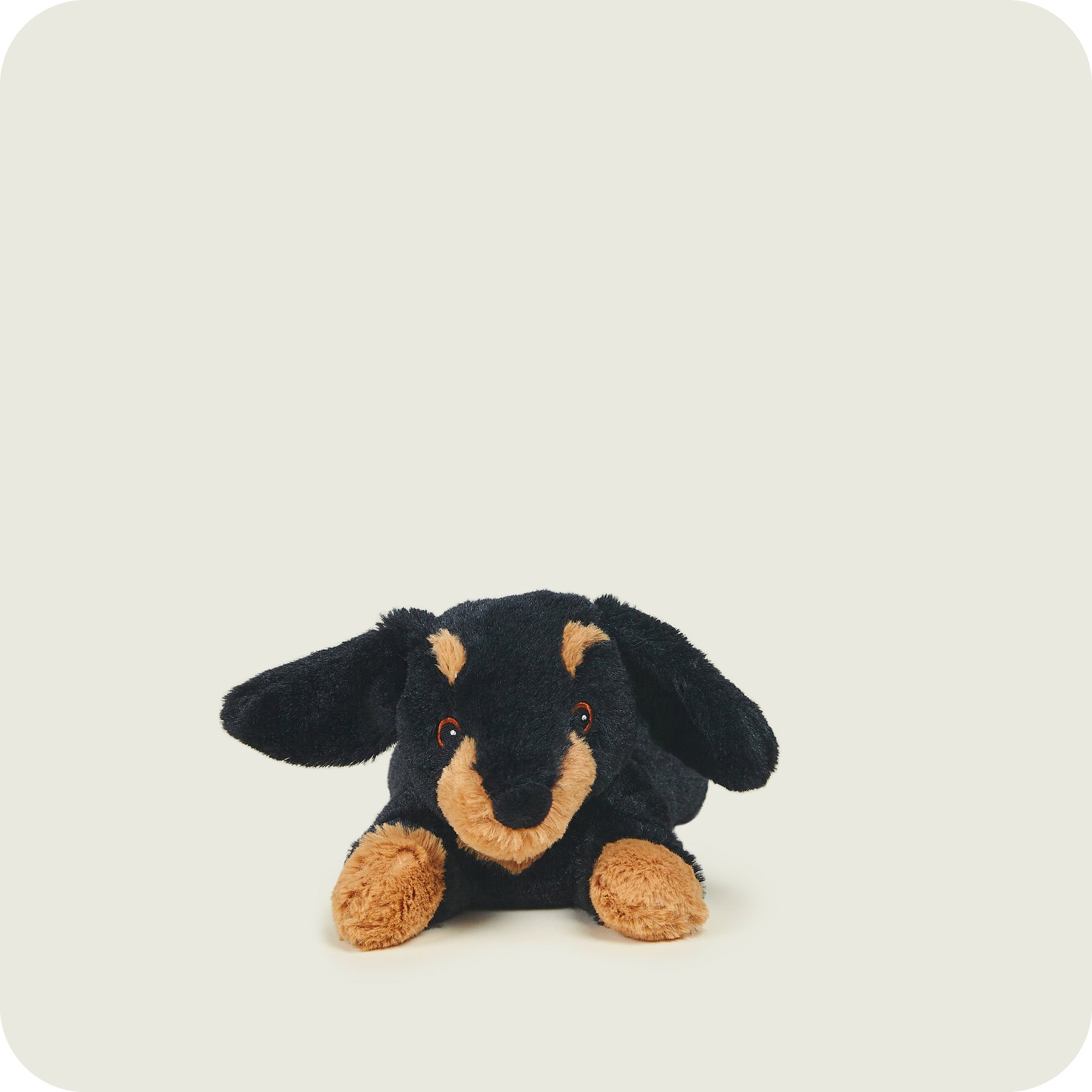 Warmies Junior Dachshund Plush - Microwavable Lavender Scented Heatable Toy (9")