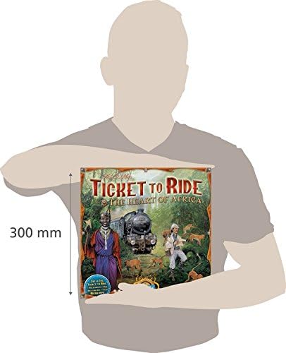 Days of Wonder | Ticket to Ride The Heart of Africa Board Game EXPANSION | Ages 8+ | For 2 to 5 players | Average Playtime 30-60 Minutes