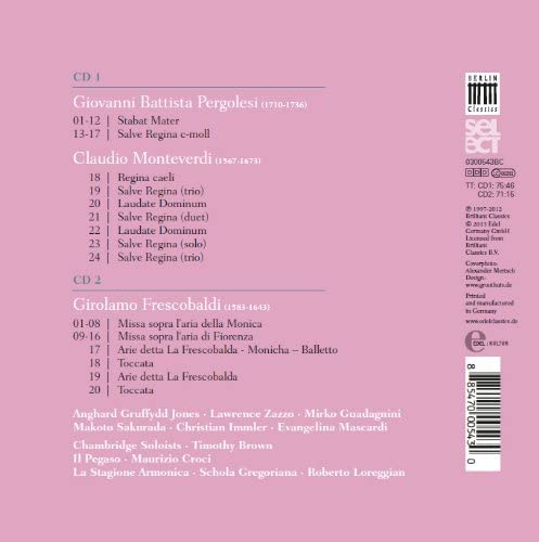 Pergolesi: Stabat Mater - Sacred baroque music [Audio CD]