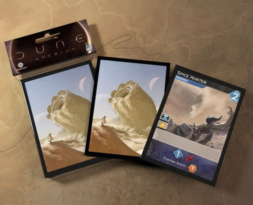 spice and wolf card sleeves Dire Wolf Dune: Imperium The Spice Must Flow Card Sleeves (DWD01007)