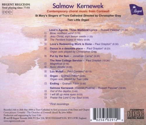 St Marys Singers Of Truro - Salmow Kernewek [Audio CD]