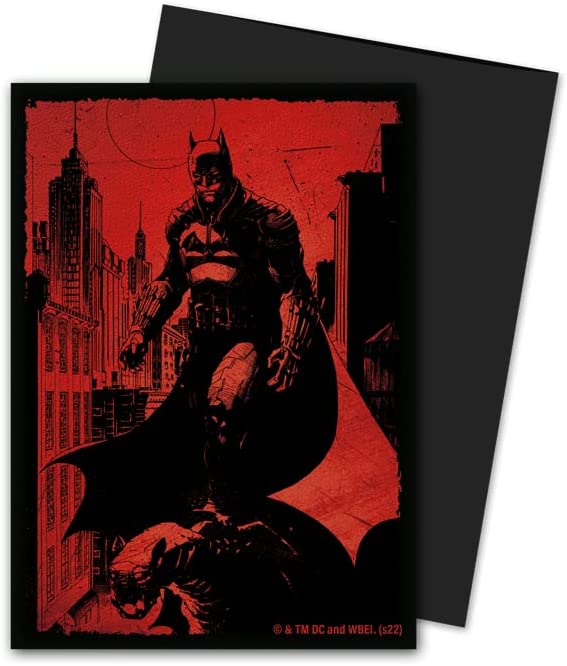 Matte Black Art Standard100 Dragon Shield Matte Art Sleeves - The Batman #16034