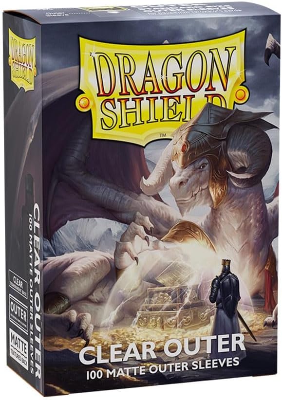UNIT Dragon Shield Clear Outer Sleeves - Matte Standard Size (100)