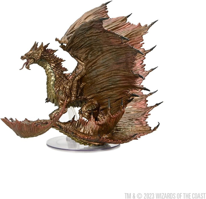 Wizkids D&D Icons of The Realms 30cm Adult Brass Dragon Statue