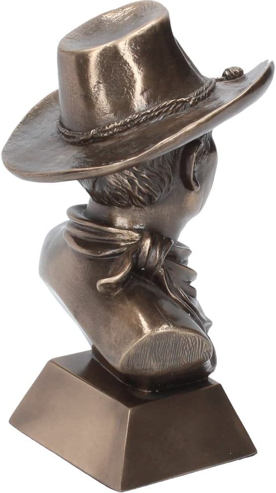 Nemesis Now John Wayne Bust Figurine 18cm Bronze, Resin