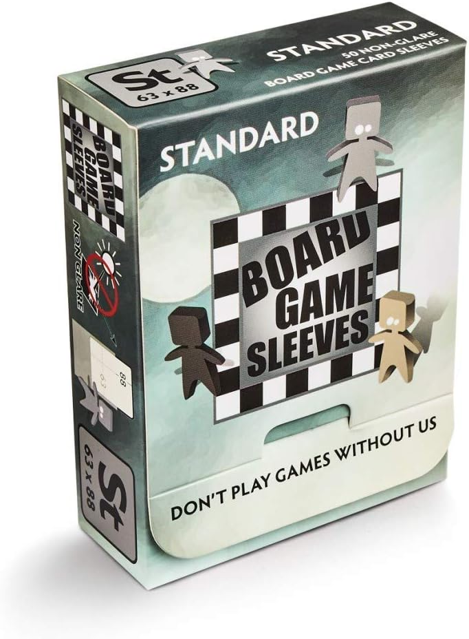 Arcane Tinmen ApS ART10426 Board Game Sleeves: Standard 63x88mm Kartenspiel-Hülle