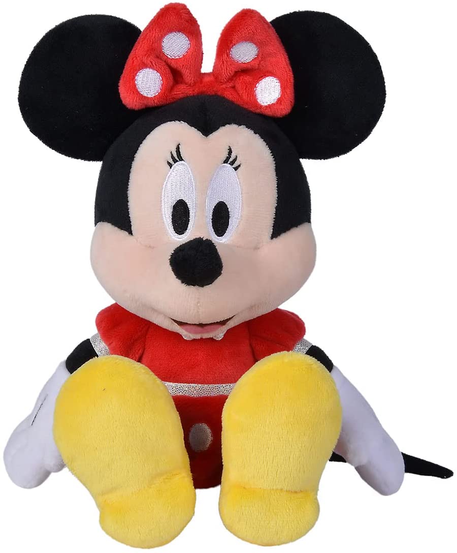 Simba Minnie Mouse Red Dress Plush Toy