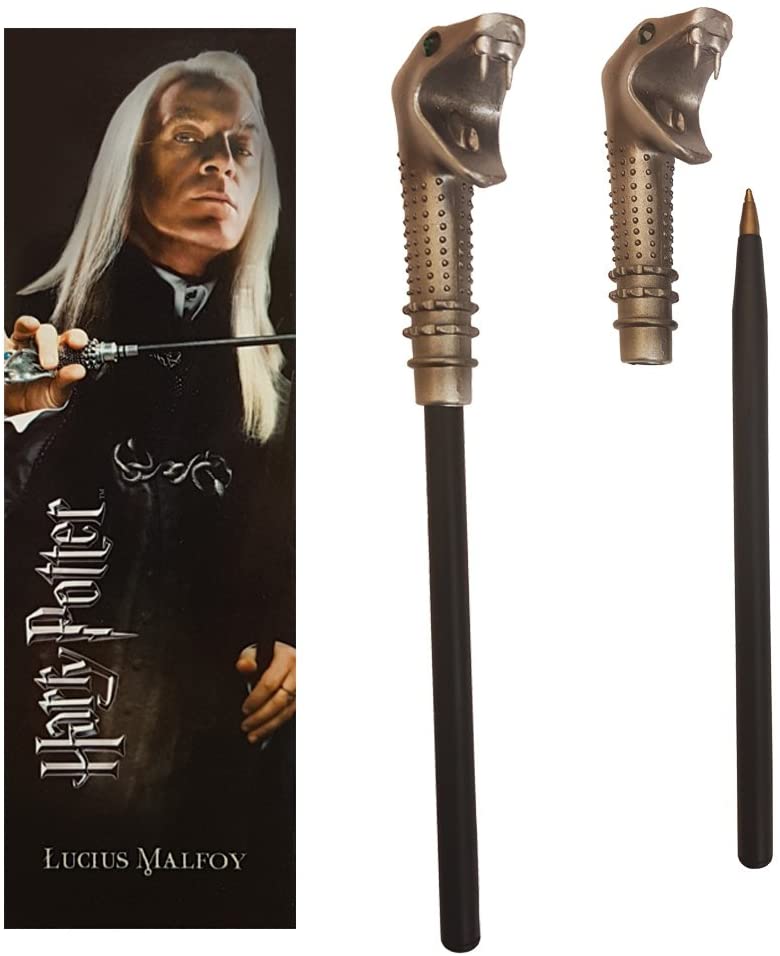 The Noble Collection Harry Potter Lucius Malfoy Zauberstab, Stift und –  Yachew