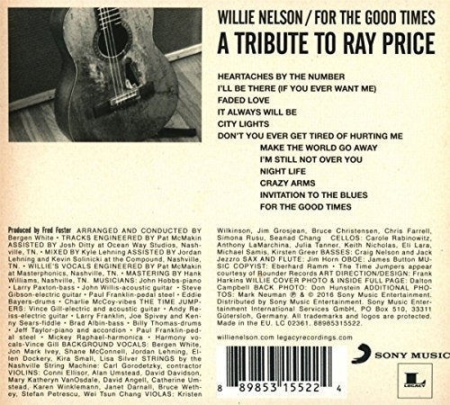 For The Good Times: A Tribute To Ray Price - Willie Nelson [Audio CD]