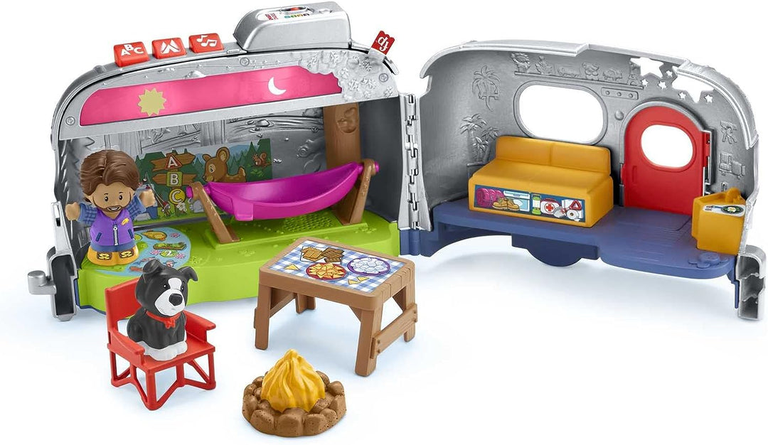 Fisher-Price Little People Light-Up Learning Camper Multilanguage Edition