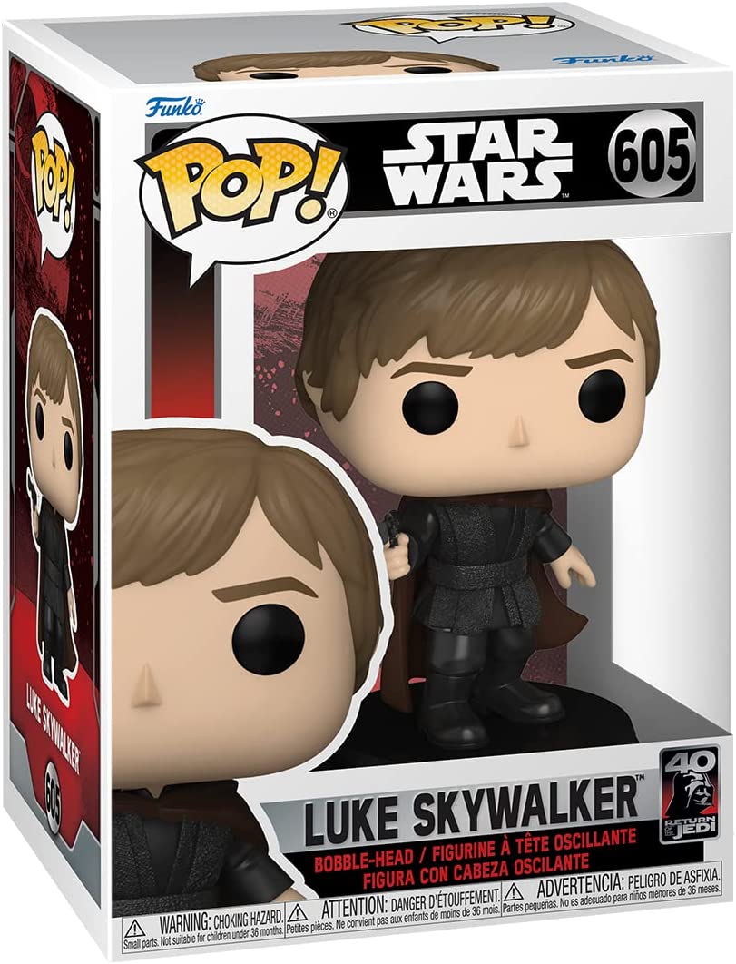 Funko Pop! Star Wars: Die Rückkehr der Jedi-Ritter zum 40. Jubiläum – Luke Skywalker Vinylfigur #605 (70749)