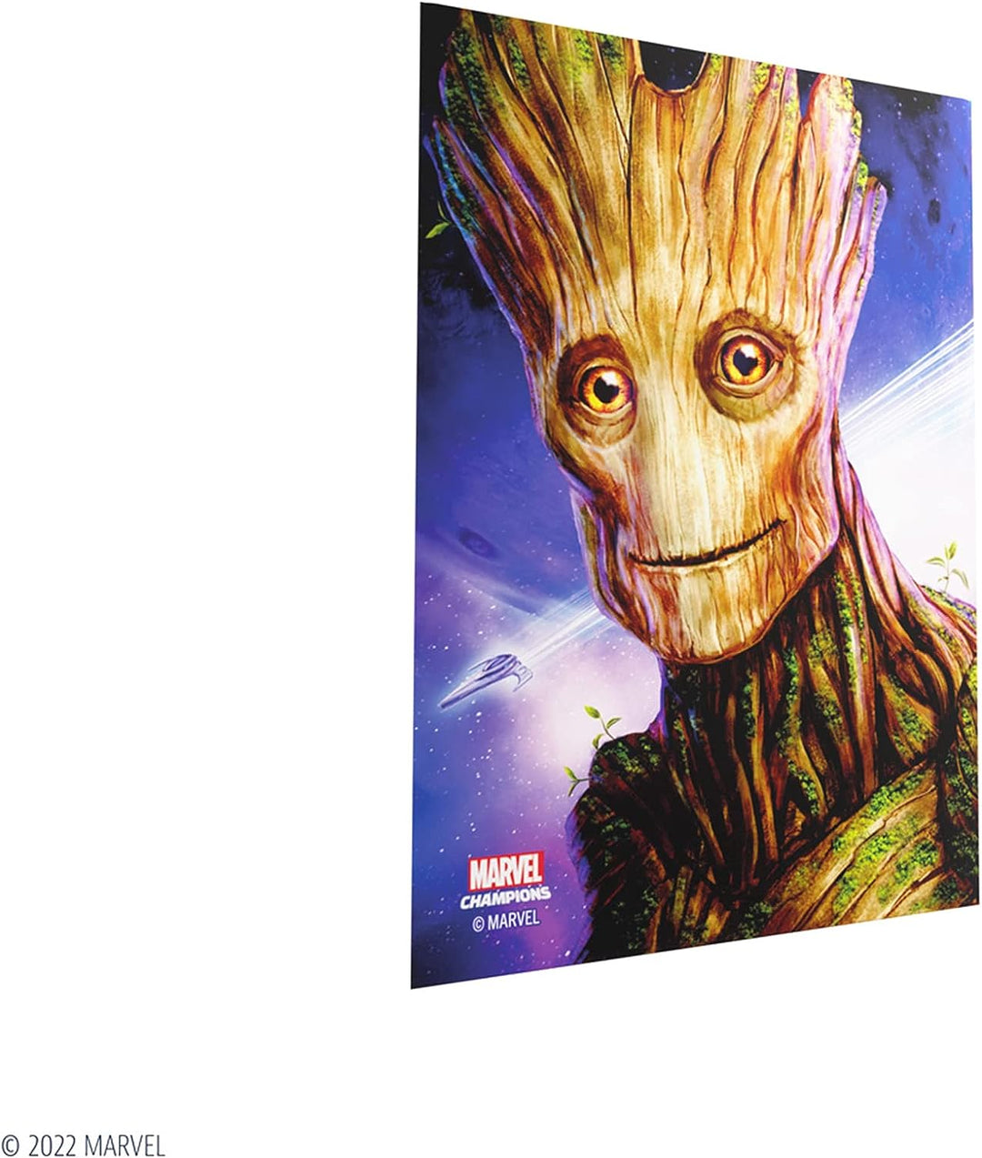 Gamegenic Marvel Champions The Card Game Official Groot Fine Art Sleeves