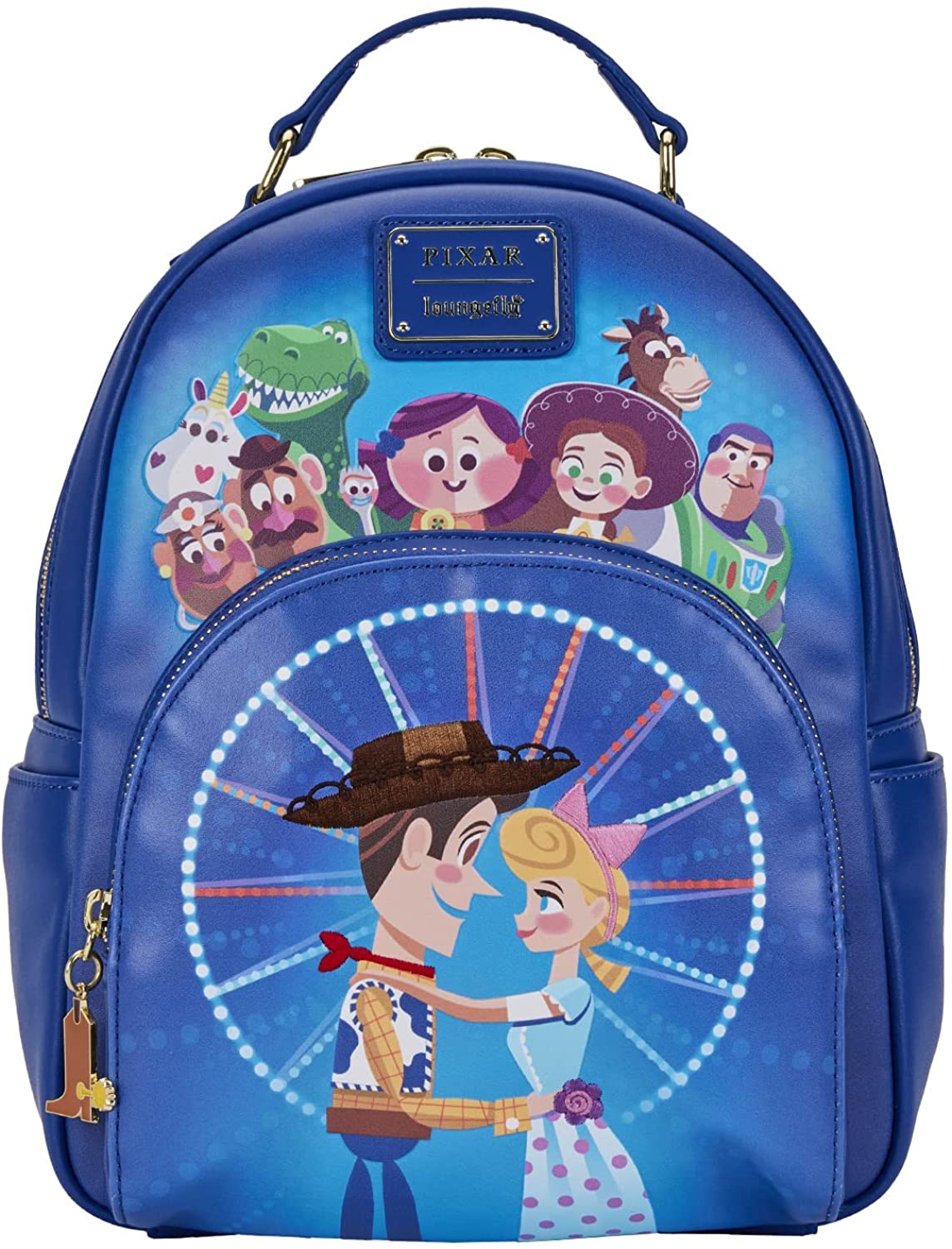 Loungefly Toy Story Woody and Bo Peep Double Strap Mini Backpack