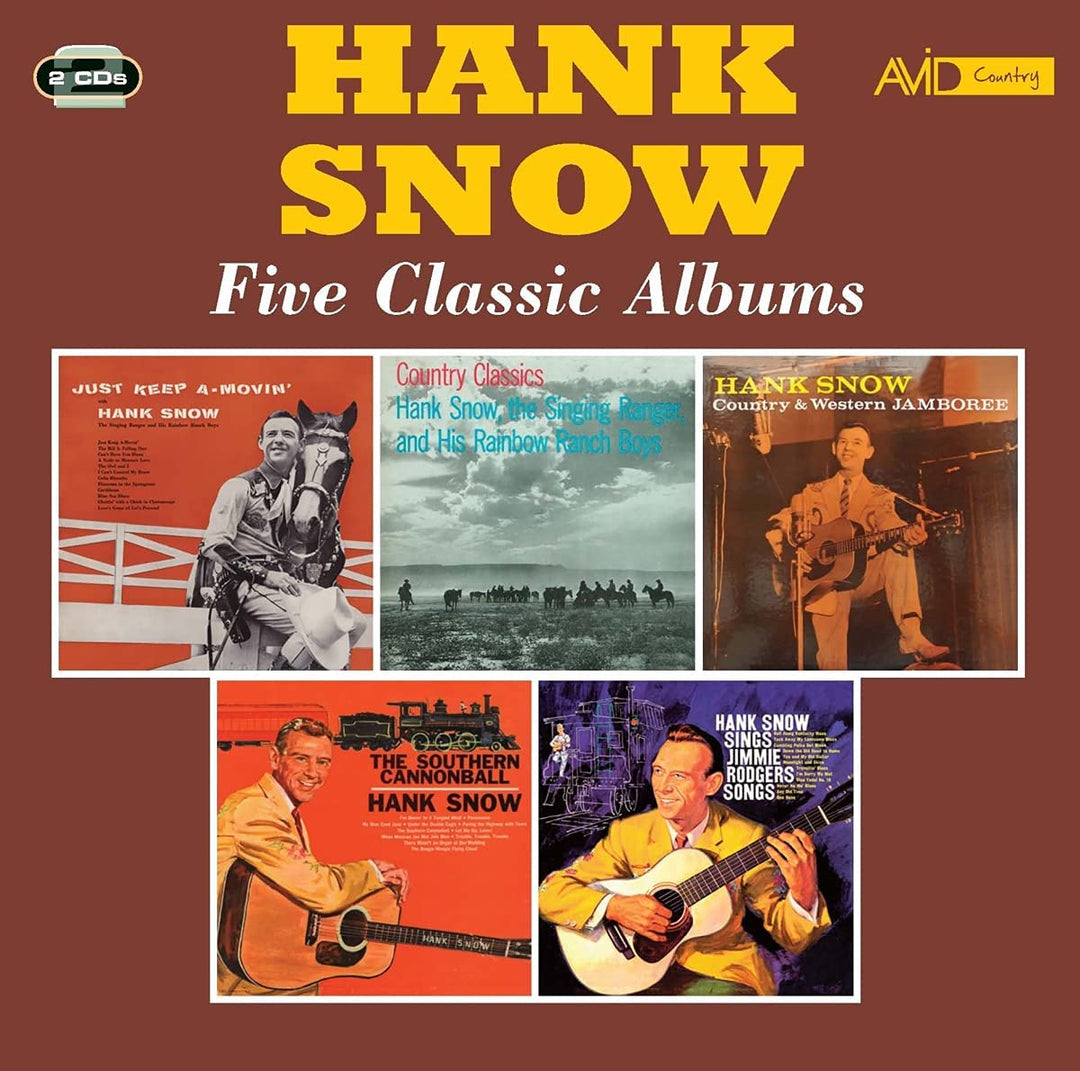 Five Classic Albums (Just Keep A-Movin' / Country Classics / Country & Western Jamboree / The Southern Cannonball / Sings Jimmie Rodgers Songs) [Audio CD]
