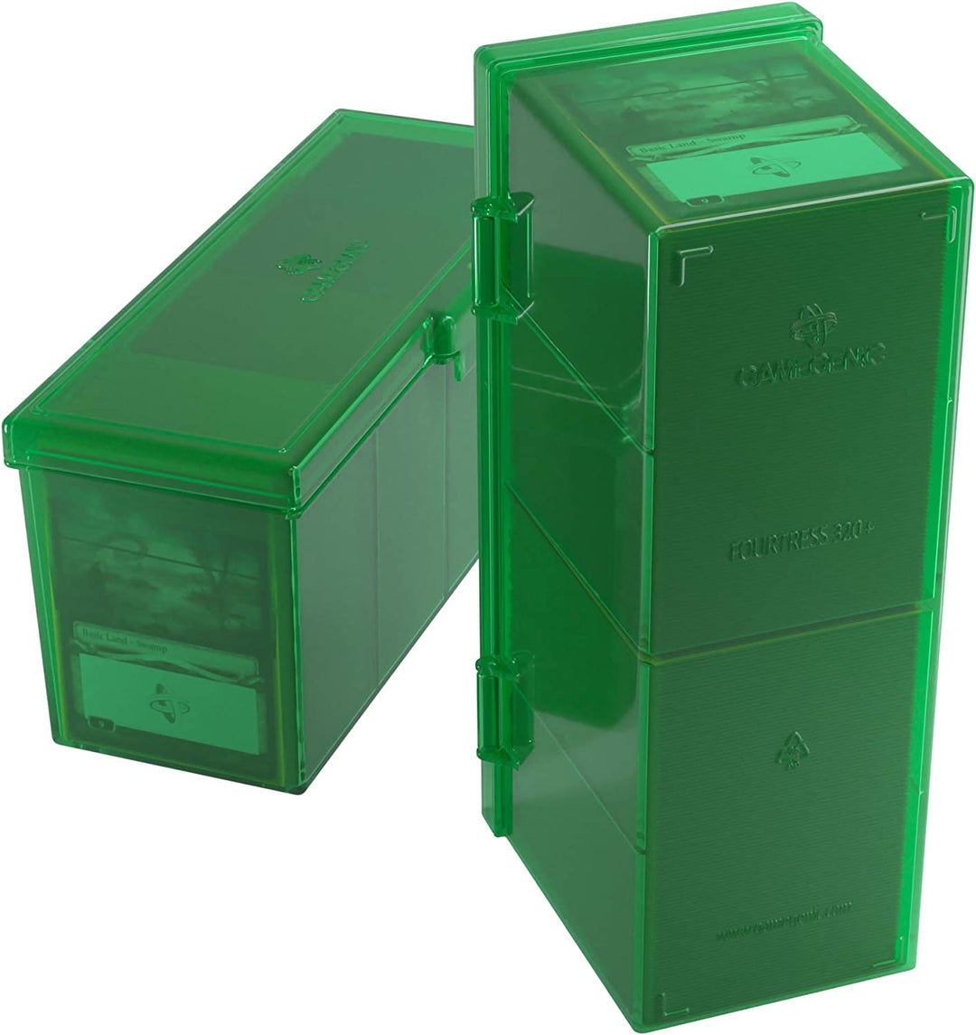 Gamegenic Fourtress 320+ Card Deck Holder, Green