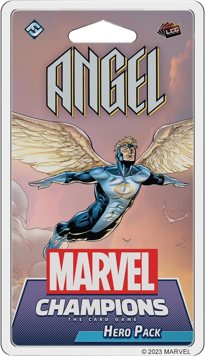 Fantasy Flight Games | Marvel Champions: Angel Hero Pack | Miniatures Card Game