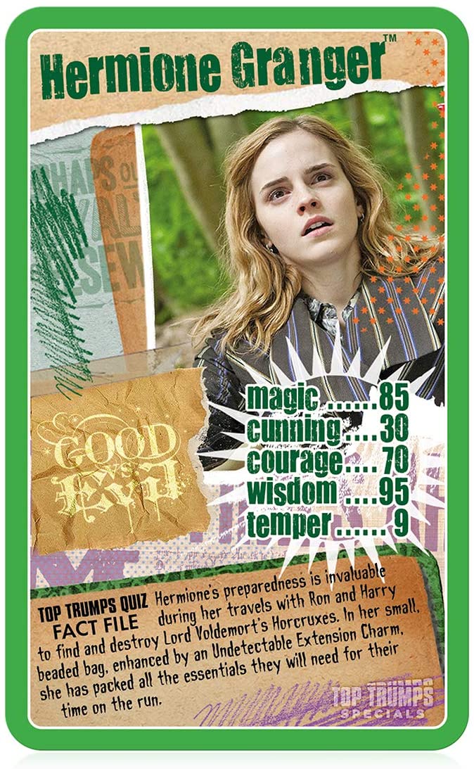 Top Trumps Harry Potter und die Heiligtümer des Todes, Teil 1, Kartenspiel