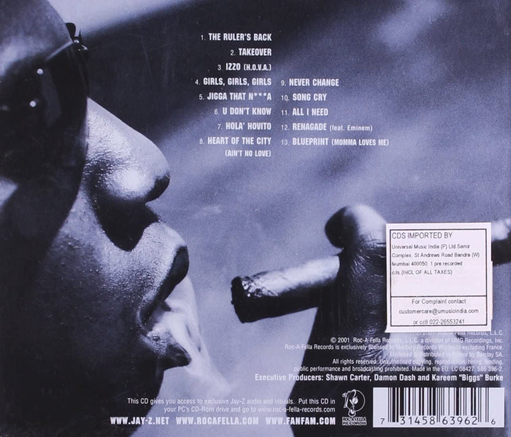 THE BLUEPRINTexplicit_lyrics - Jay-Z [Audio CD]