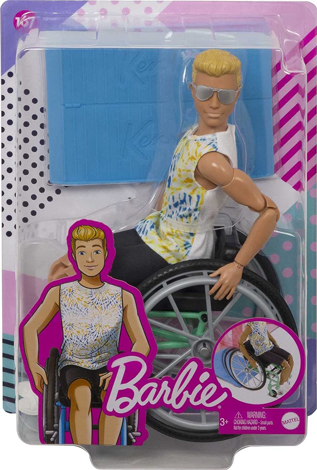 Barbie avec fauteuil roulant GRB93