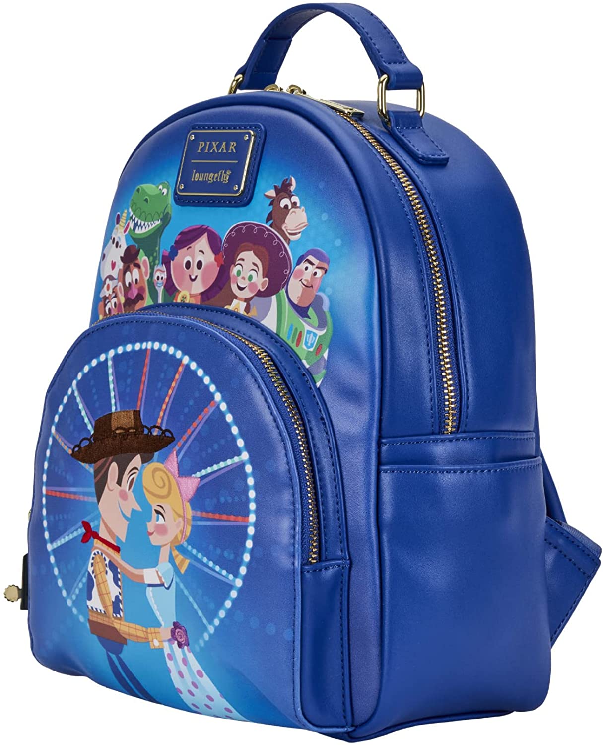 Loungefly Toy Story Woody and Bo Peep Double Strap Mini Backpack