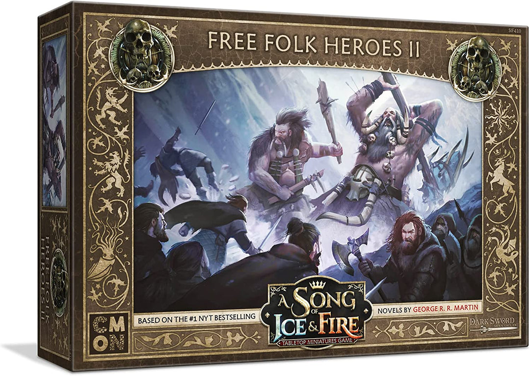 A Song of Ice and Fire Tabletop Miniatures Free Folk Heroes II Unit Box